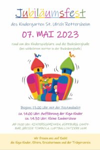 Sommerfest 25 Jahre Kindergarten Rettersheim @ Bocksberghalle und Kindergarten