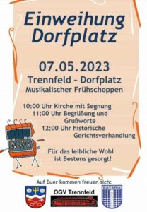 Einweihung Dorfplatz Trennfeld @ Dorfplatz - Ortsmitte